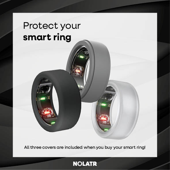 E L I T E 1 - NOLATR Smart ring (Nano ceramics + Medical grade stainless steel)