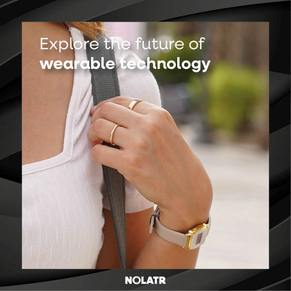 E L I T E 1 - NOLATR Smart ring (Nano ceramics + Medical grade stainless steel)